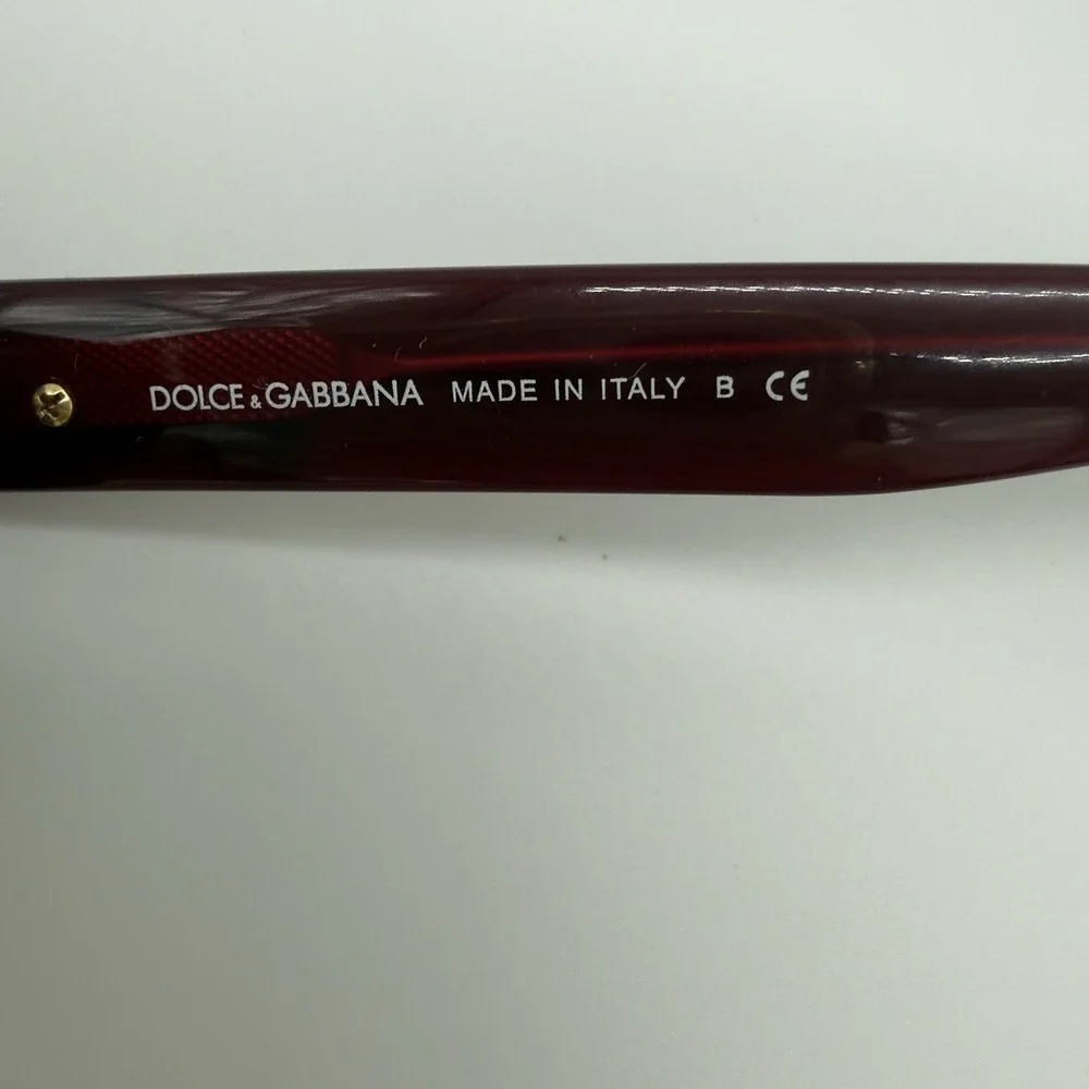 Dolce & Gabanna‎ Style DG 4168 Red Frame And Gold Rose Accent